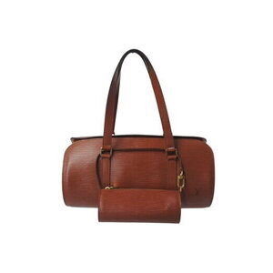 Louis Vuitton Soufflot cylindrical handbag Kenya Brown Epi leather